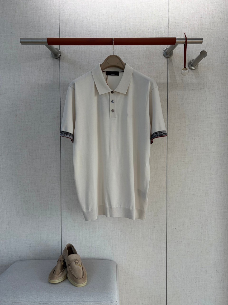 Polo Shirt Pique - Herenshirt in Old Money stijl, hoogwaardig