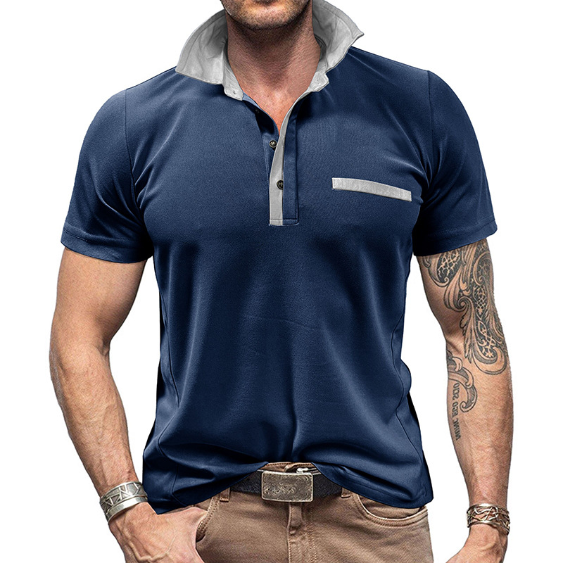 Kleurblok Poloshirt met korte  - Polo Shirt Pique recensie en prijs
